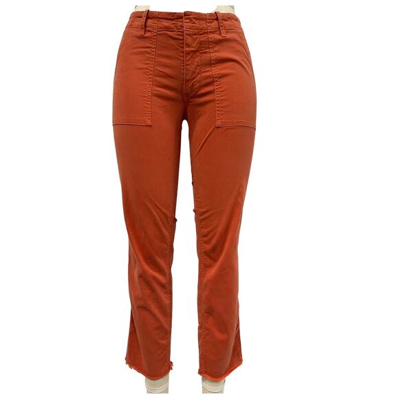 Nili Lotan Denim - Nili Lotan Utility Orange Jenna Pants Size 4